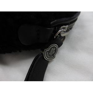 モンクレール MONCLER ポーチ セカンドバッグ クラッチ ロゴ ムートン 