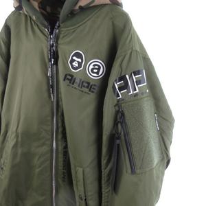 A Bathing Ape ★グリーン ジップアップジャケット 8762-606-