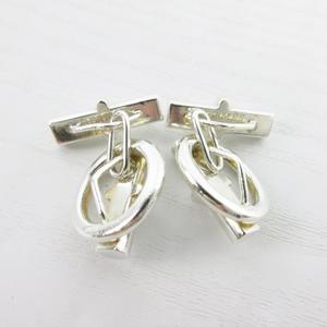 エルメス HERMES カフスリンクス カフスボタン シェーヌダンクル SV925