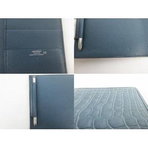 【限定品】エルメス　クロコダイル　アジェンダ　手帳カバー　長財布　レザー　鰐革 エルメス HERMES アジェンダ 手帳カバー アリゲーター