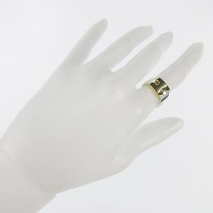 エルメス HERMES ヘラクレス リング 指輪 コンビ Hロゴ Ag925 Au750 