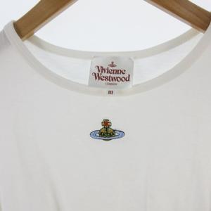 美品✨ヴィヴィアンウエストウッド ロンT カットソー オーブ ホワイト 白 2 ヴィヴィアンウエストウッド Vivienne Westwood ロンドン LONDON