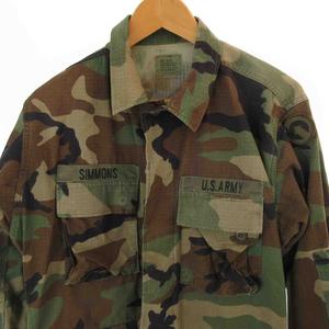 90s U.S.ARMY ミリタリー ファティーグジャケット ウッドランド