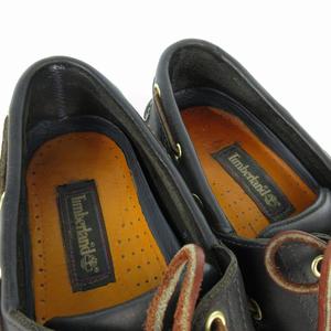 ティンバーランド　デッキシューズ(未使用) 未使用品 ティンバーランド 27.0 デッキシューズ モックトゥ 黒