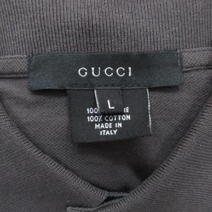 グッチ GUCCI ポロシャツ 半袖 GG柄 刺繍 インターロッキング シェリー
