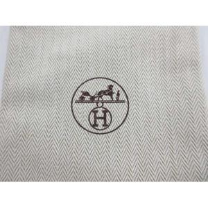 未使用品 エルメス HERMES ショルダーストラップ用 保存袋 巾着袋 純正 キャンバス 12ｃｍ×21ｃｍ 小物  その他
