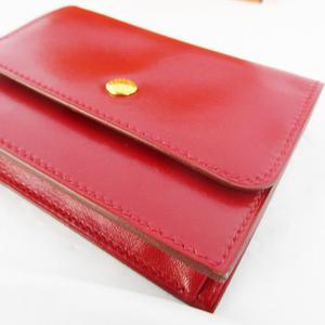 エルメス HERMES □Ａ刻印 セリエ コインケース 小銭入れ カードケース 財布 ウォレット ボックスカーフ レザー レッド 赤 ゴールド金具 レディース