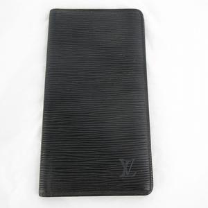ルイヴィトン LOUIS VUITTON エピ 長財布 札入れ ウォレット M63212 ノワール ブラック レザー ポルトカルト クレディ 2つ折り メンズ レディース