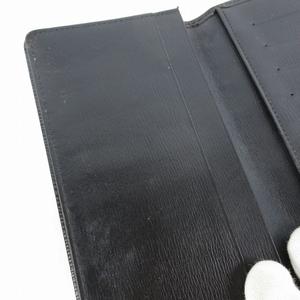 ルイヴィトン LOUIS VUITTON エピ 長財布 札入れ ウォレット M63212 ノワール ブラック レザー ポルトカルト クレディ 2つ折り メンズ レディース