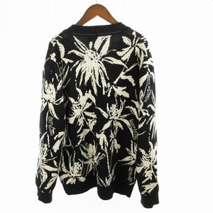 ルイヴィトン LOUIS VUITTON 23SS L シスルジャガード ウール ニット カーディガン ロゴ ブラック 黒 RM231 H56 HON98W ルイヴィトンジャパン(株) メンズ
