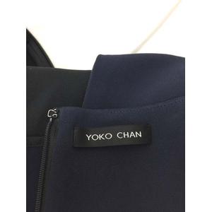 ヨーコチャン Yoko Chan 19年 ワンピース サイドギャザードレス ノースリーブ 紺 ネイビー 36 S Ycd 519 442 Ibs70 レディース 122 ベクトルパーク