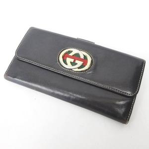 グッチ GUCCI インターロッキングG 長財布 二つ折り シェリーライン