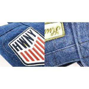 ★希少★HUNTING WORLD トート☆DOG PATCH ワッペン☆デニム ハンティングワールド HUNTING WORLD ドッグパッチ ワッペン