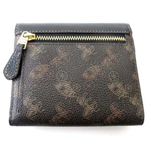 未使用品 コーチ COACH 極美品 二つ折り財布 馬車柄 ゴールド金具
