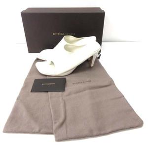 BOTTEGA VENETA ホワイト トングサンダル 35