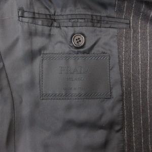 プラダ ウール フランネル ストライプ スーツ グレー PRADA セットアップ プラダ ウール フランネル ストライプ スーツ グレー PRADA