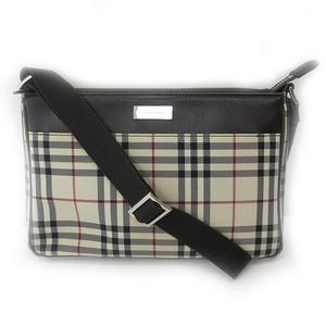 バーバリー BURBERRY ショルダーバッグ ノバチェック ロゴプレート  