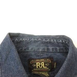 ダブルアールエル RRL 三ツ星タグ 90s ヴィンテージ デニム シャツ  