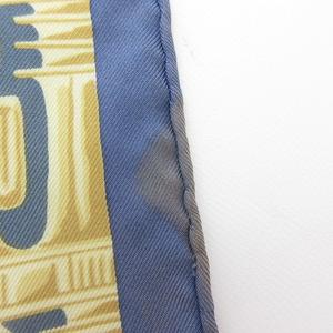 エルメス カレ90 TUTANKHAMUN スカーフ シルク ブルー HERMES/エルメス カレ90 ツタンカーメン シルク スカーフ e_7