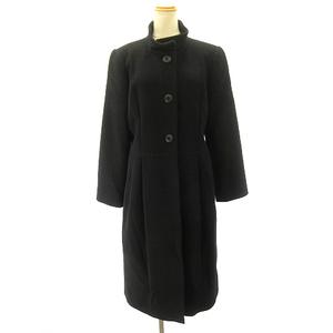 Leilian コート サイズ9 ウール ブラック カシミヤ混（レリアン