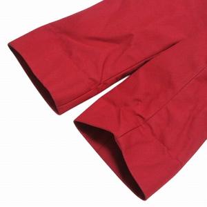 アクアスキュータム AQUASCUTUM ハーフトレンチコート 飾りベルト 赤 レッド ■GY09 X レディース