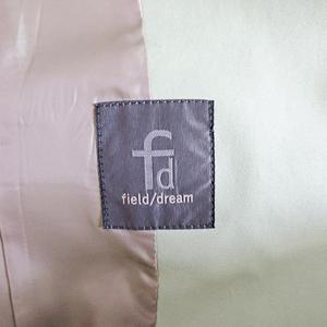 フィールドドリーム field/dream トレンチコート ジャケット L 薄緑 0515 レディース