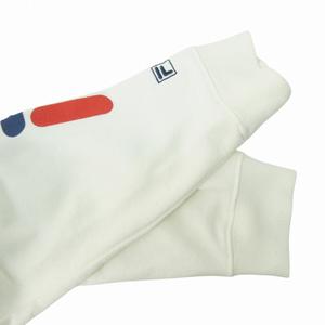 フィラ FILA プルオーバー パーカー フーディ ロゴ プリント ショート丈 F 白 ホワイト 0802 ■MET1 レディース