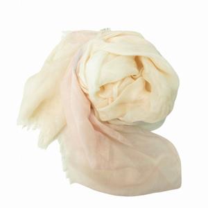 ミラショーン mila schon ペイズリー柄 大判 ストール スカーフ シルク混 ピンク系 レディース