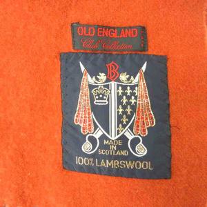 オールドイングランド OLD ENGLAND マフラー ロゴ 刺繍 ウール