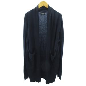 ザラマン ZARA MAN ニット ロングカーディガン ウール 長袖 紺 
