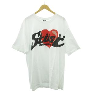 ステューシー STUSSY ×CPFM Heart 美品 Tシャツ カットソー コラボ ハート ロゴ XL 大きいサイズ 