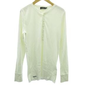 ポロ ラルフローレン POLO RALPH LAUREN ヘンリーネック サーマル Tシャツ カットソー 白 ホワイト L 170 レディース
