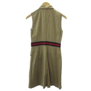 ラブレス LOVELESS ワンピース ノースリーブ ひざ丈 34 ベージュ 1225 ■YHS13 レディース