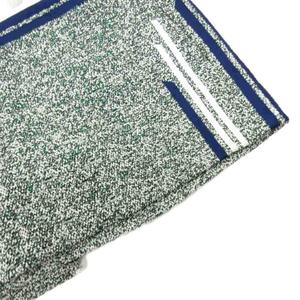 プラダ PRADA 美品 2018 ショートパンツ ジップフライ 総柄 ライン 50 白 緑 ホワイト グリーン 0419 ■MNK7 メンズ