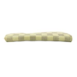 ルイヴィトン LOUIS VUITTON ダミエ アズール ジッピー 長財布 ウォレット ラウンドファスナー レザー 白 ホワイト N60019 0607 レディース
