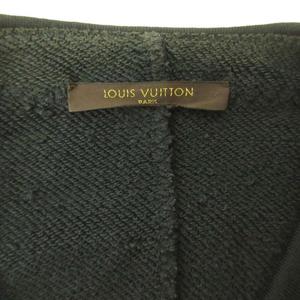 ルイヴィトン LOUIS VUITTON ペプラム ジャケット スウェット トレーナー ダブルジップ 長袖 黒 ブラック 0604 ☆AA★ レディース