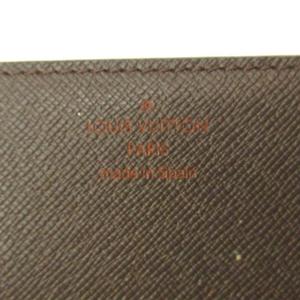 ルイヴィトン LOUIS VUITTON アンヴェロップ カルト ドゥ ヴィジット ダミエ カードケース 名刺入れ 総柄 レザー 茶 ブラウン N62920 0610 ■STK メンズ