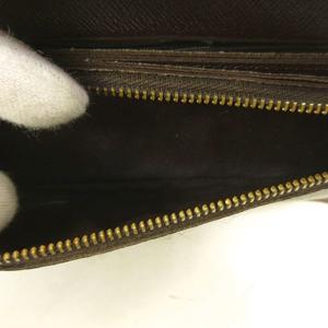 ルイヴィトン LOUIS VUITTON ダミエ ポルトフォイユアコルディオン 長財布 ウォレット 総柄 レザー 茶 ブラウン N60002 0604 レディース