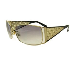 グッチ GUCCI サングラス アイウェア スクエア メタル GG柄 63□14 Y2K ゴールドカラー 2832/S 0605 レディース