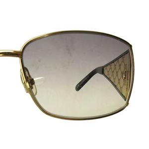 グッチ GUCCI サングラス アイウェア スクエア メタル GG柄 63□14 Y2K ゴールドカラー 2832/S 0605 レディース