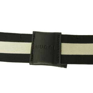 グッチ GUCCI サンバイザー 帽子 ライン L 白 ホワイト 125561.XT032 0625 レディース