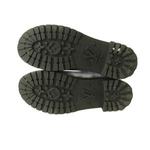 ルイヴィトン LOUIS VUITTON スプラッシュライン レインブーツ モノグラム 総柄 ラバー 35 22.0cm 黒 ブラック 0716 レディース