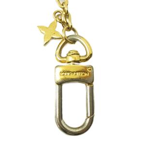 ルイヴィトン LOUIS VUITTON モノグラム ポルトクレ・ブルーミングフラワーBB キーホルダー アクセサリー レザー ピンク ゴールドカラー M63085 0716 レディース