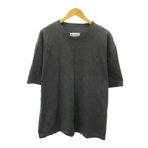 メゾンマルジェラ 10 Maison Margiela 10 25SS オーバーサイズ ガーメントダイ Tシャツ 無地 半袖 44 グレー S50GC0646 S23883 0805 メンズ