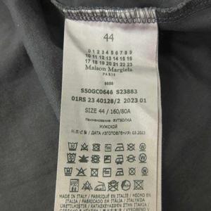 メゾンマルジェラ 10 Maison Margiela 10 25SS オーバーサイズ ガーメントダイ Tシャツ 無地 半袖 44 グレー S50GC0646 S23883 0805 メンズ