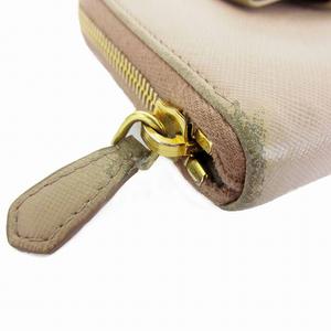 プラダ PRADA 長財布 サフィアーノレザー リボン ラウンドファスナー