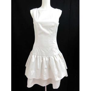 レジーナリスレ Reginarissre ワンピース 膝丈 フレア ノースリーブ ベージュ 40 中古 127 ベクトルパーク