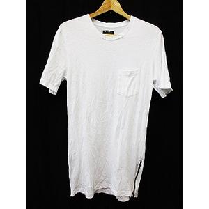 Man  World Tシャツ 白 Tシャツ MOVING LOGO TーSHIRT
