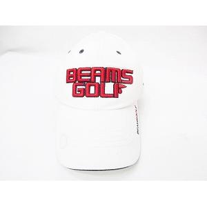 ●新品未使用 BEAMS GOLF ビームスゴルフ  ホワイト BEAMS GOLF ビームスゴルフ サンバイザー ホワイト系 57-59