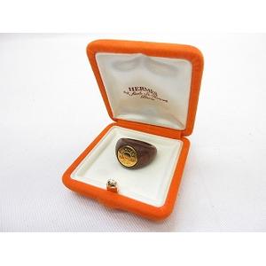 エルメス HERMES アクセサリー 指輪 セリエ ウッドリング ブラウン  